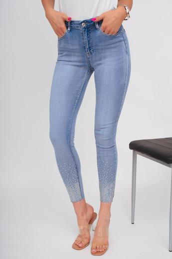 Köves farmernadrág - Light Denim Blue