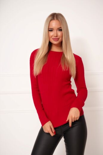 Kötött pulóver - Red