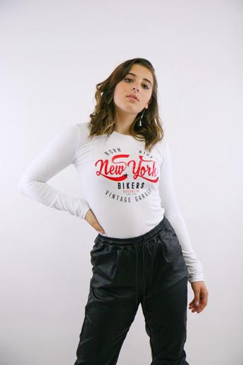 Hosszú ujjú felső - White